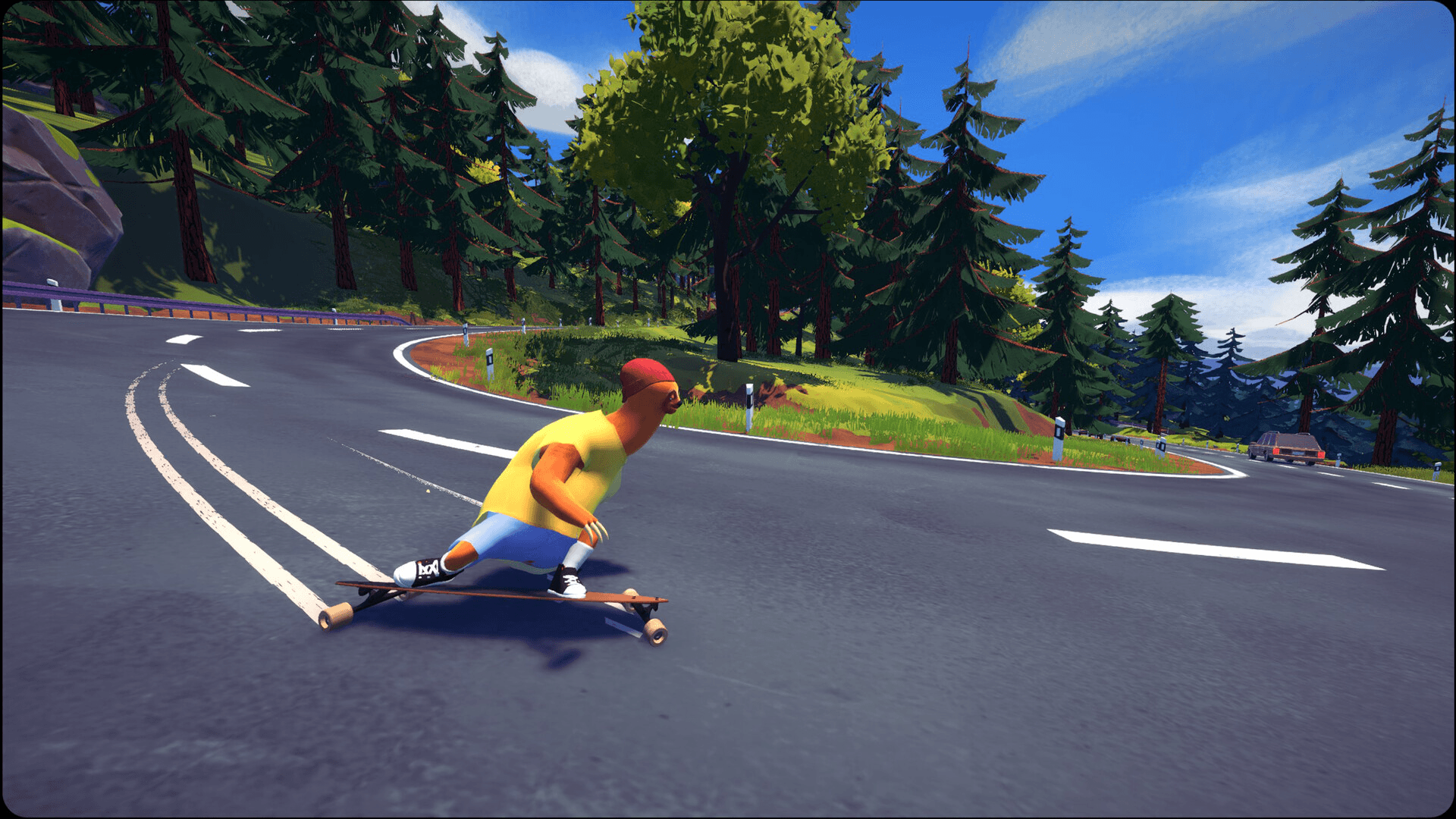ナマケモノがロングボードで山を駆ける！癒しの高速スケートゲーム『Driftwood』をご存知ですか？