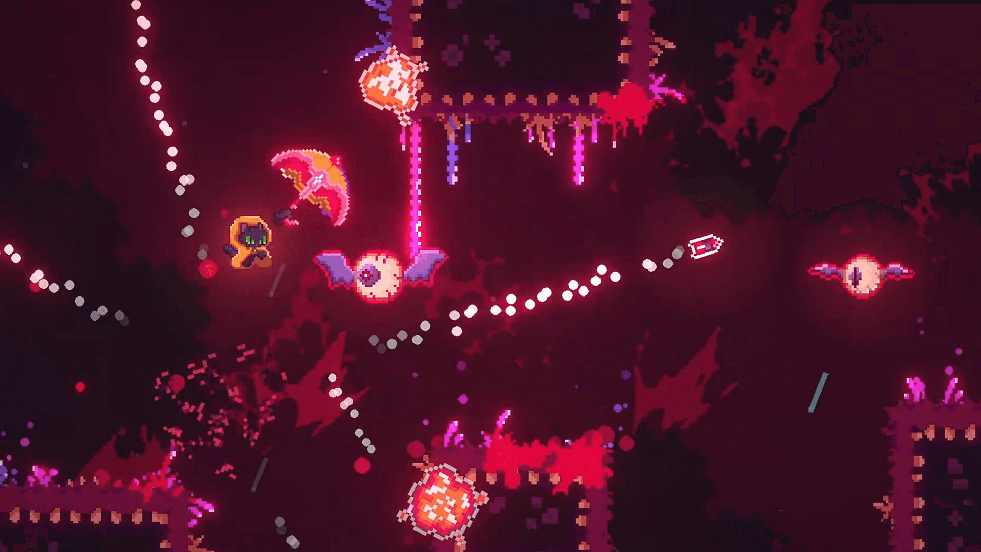傘で悪魔を叩き潰す！レインコートを着た猫の地獄行アクション『Hellbrella』。「一体なぜ傘で戦うんだ？」という疑問は秒で解決する