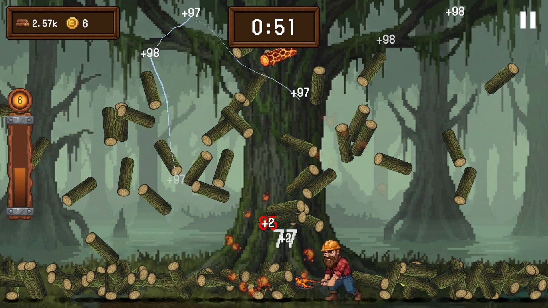 斧を振るうたびに爆発する快感――『Timber Rush』は数字のインフレが止まらない悪魔的クリッカー