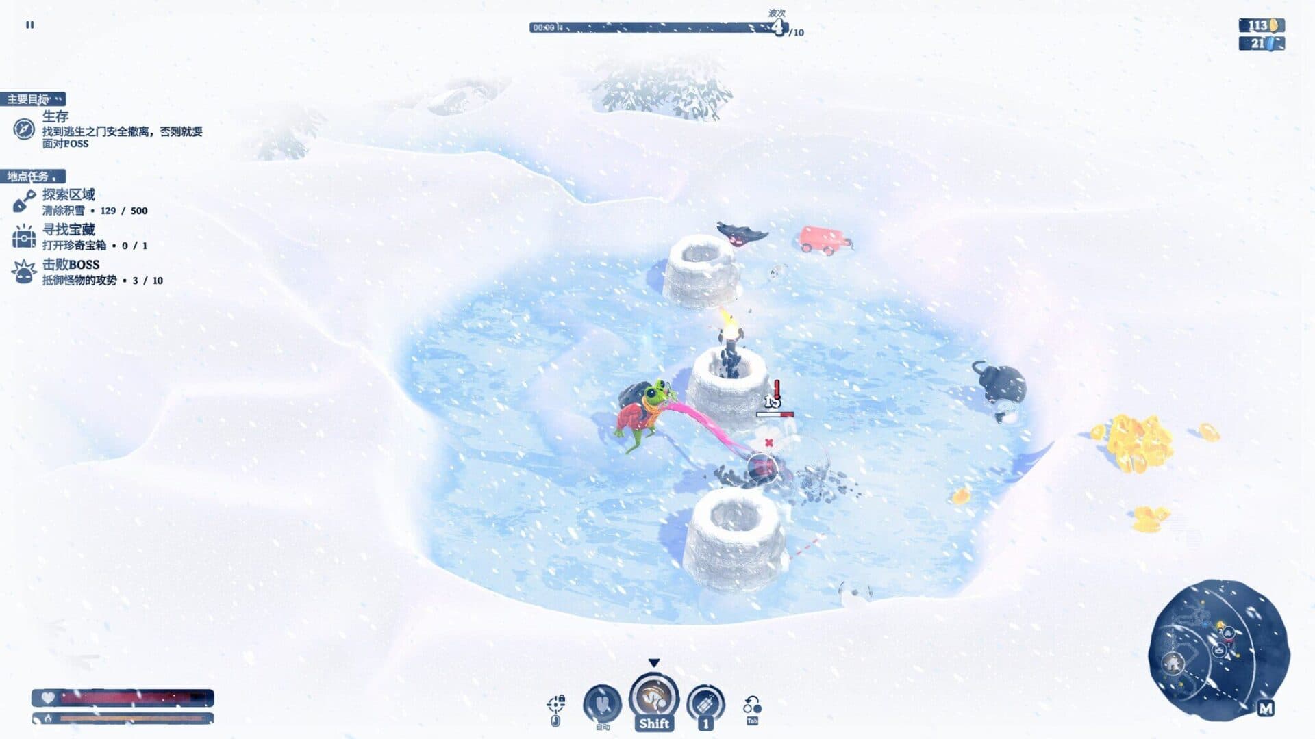 雪が嫌いなカエルの、死に物狂いの雪掘りサバイバル。『FROGGY HATES SNOW』が醸し出す「もう一回」の魔力