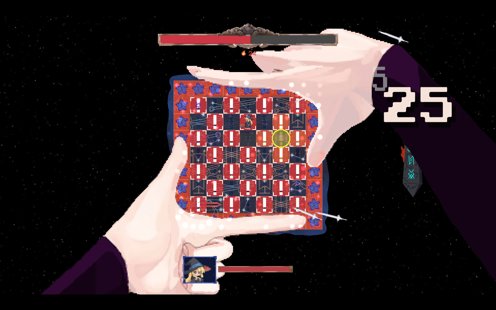 星座配置で魔女の力が覚醒!『Stellar Witch』は無料で楽しめるグリッド型ドッジアクションの新星