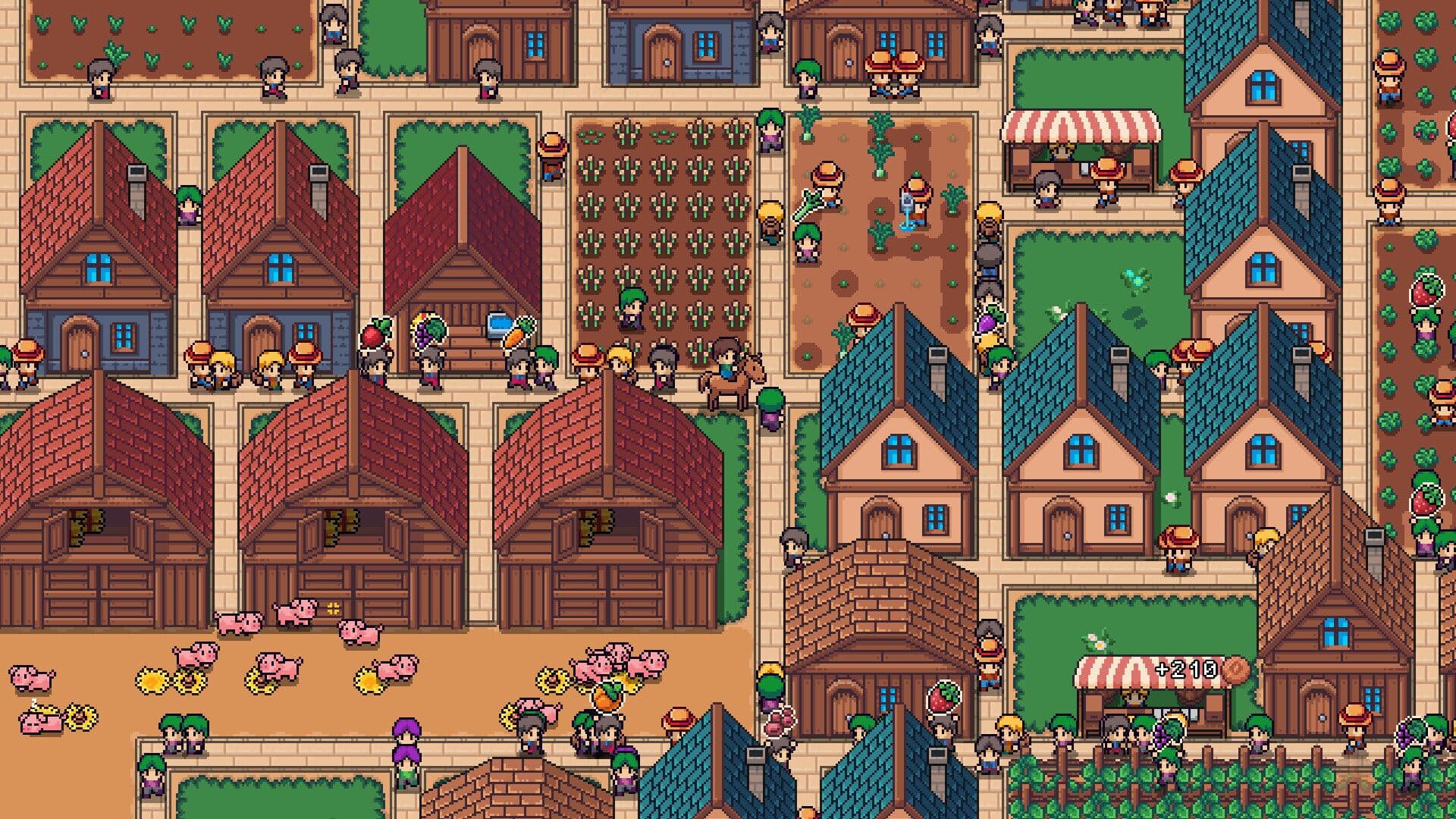 自動化こそがすべて!ピクセルアートの農場でNPCたちが働きまくる『MR FARMBOY』