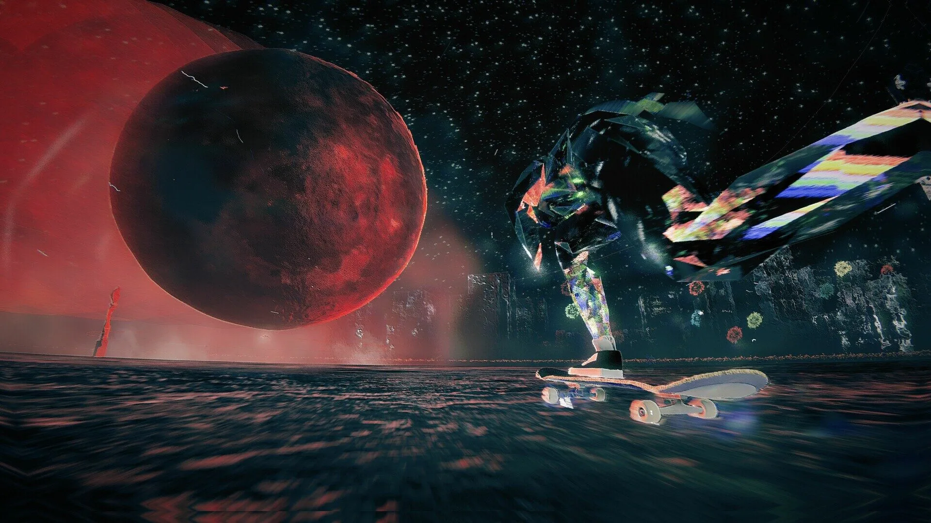 ガラスの悪魔がスケボーで月を喰らう『Skate Story』。地獄の9層を滑り抜ける異色のスケートアドベンチャー