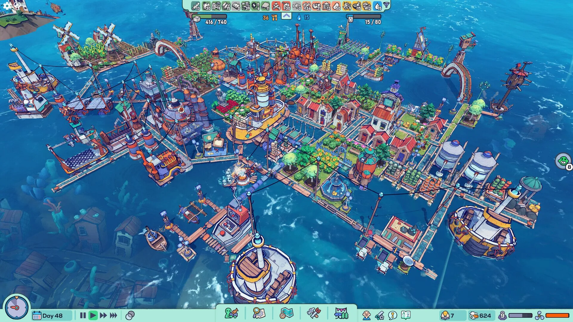 海上のゴミが築く夢の都市『Flotsam』。汚染された海から希望を紡ぐフローティングシティビルダーがついに完成版リリース