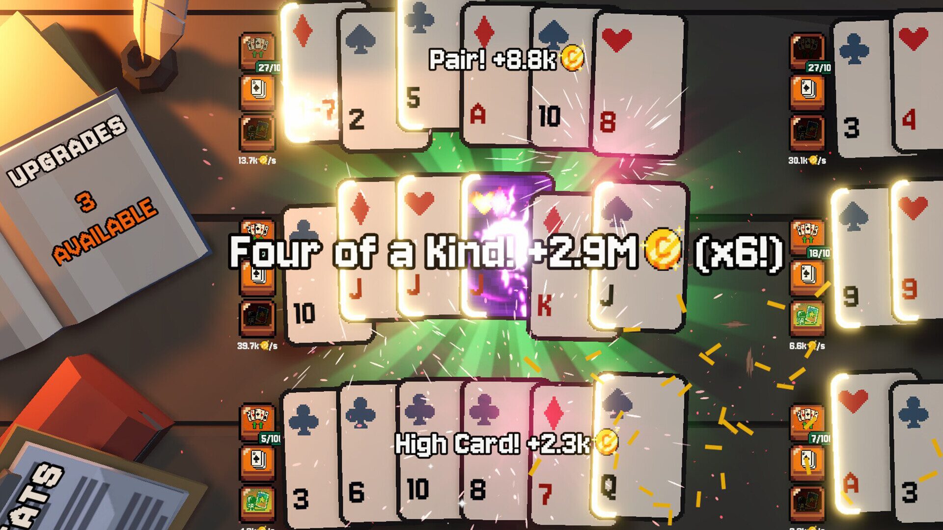 見た目はポーカー、中身はとんでもクリッカー！『This Ain’t Even Poker, Ya Joker こんなのポーカーじゃない』で脳汁ドバドバな放置ライフが始まった