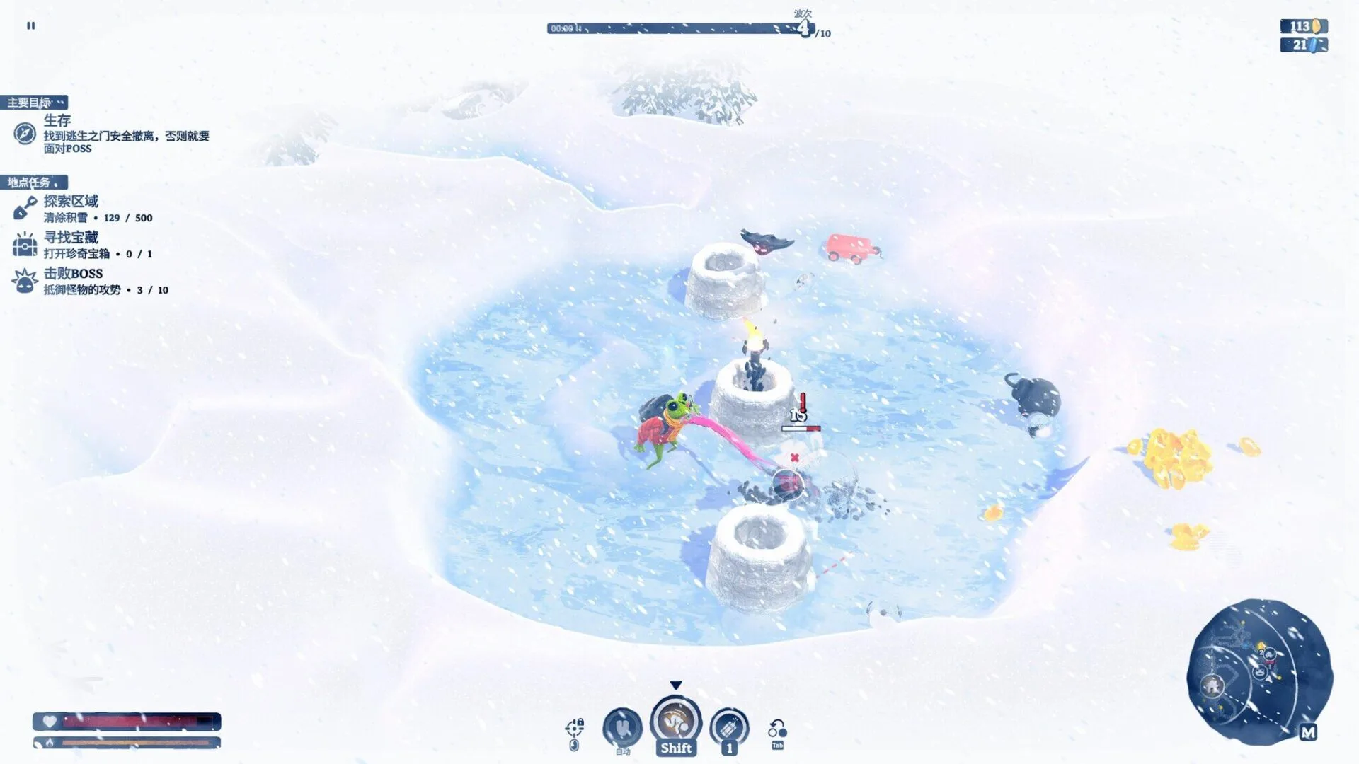 雪が嫌いなカエルの、死に物狂いの雪掘りサバイバル。『FROGGY HATES SNOW』が醸し出す「もう一回」の魔力